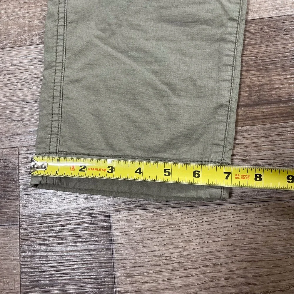 NEW L.L. Bean Women's Pants Pull On Fleece Lined Hiking Gorpcore M Green - Picture 7 of 8